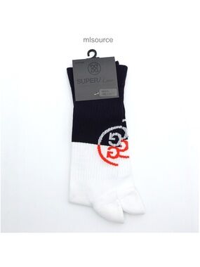 NEW Men's Size L-XL/10-13 G/FORE Circle G Ribbed Super Luxe Compression Socks